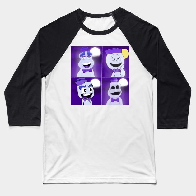 Boo Berry in four different styles Baseball T-Shirt by AndrewKennethArt